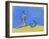 Woman and Crab-Marie Bertrand-Framed Giclee Print