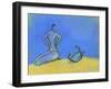 Woman and Crab-Marie Bertrand-Framed Giclee Print