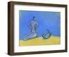 Woman and Crab-Marie Bertrand-Framed Giclee Print