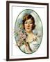 "Woman and Dogwood,"May 1, 1926-William Haskell Coffin-Framed Giclee Print