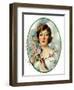 "Woman and Dogwood,"May 1, 1926-William Haskell Coffin-Framed Giclee Print