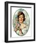 "Woman and Dogwood,"May 1, 1926-William Haskell Coffin-Framed Giclee Print