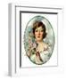 "Woman and Dogwood,"May 1, 1926-William Haskell Coffin-Framed Giclee Print