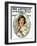 "Woman and Dogwood," Saturday Evening Post Cover, May 1, 1926-William Haskell Coffin-Framed Giclee Print