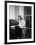 Woman and File Cabinet-Philip Gendreau-Framed Photographic Print