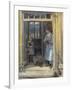 Woman and girl in doorway, 1919-Johan Fredrik Eckersberg-Framed Giclee Print