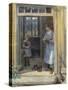 Woman and girl in doorway, 1919-Johan Fredrik Eckersberg-Stretched Canvas