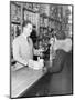 Woman and Grocer-Philip Gendreau-Mounted Photographic Print