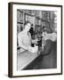Woman and Grocer-Philip Gendreau-Framed Photographic Print