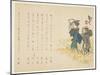 Woman and Her Attendant in Spring Field, C.1818-29-Sat? Gyodai-Mounted Giclee Print