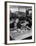 Woman and Her Daughter Eating in a Restaurant-Lisa Larsen-Framed Photographic Print