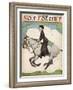 Woman and Her Daughter Go out for a Ride on Their Horses-Stanley Lloyd-Framed Photographic Print