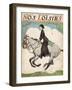 Woman and Her Daughter Go out for a Ride on Their Horses-Stanley Lloyd-Framed Premium Photographic Print