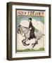 Woman and Her Daughter Go out for a Ride on Their Horses-Stanley Lloyd-Framed Photographic Print