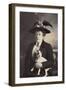 Woman and Her Little Jack Russell-null-Framed Photographic Print