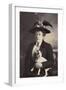 Woman and Her Little Jack Russell-null-Framed Photographic Print