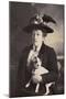 Woman and Her Little Jack Russell-null-Mounted Photographic Print