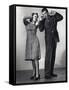 Woman and Man with Hands over Ears-Philip Gendreau-Framed Stretched Canvas