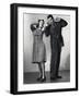 Woman and Man with Hands over Ears-Philip Gendreau-Framed Photographic Print