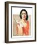 "Woman and Pince Nez,"January 16, 1932-Tempest Inman-Framed Giclee Print