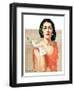 "Woman and Pince Nez,"January 16, 1932-Tempest Inman-Framed Giclee Print