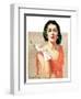 "Woman and Pince Nez,"January 16, 1932-Tempest Inman-Framed Giclee Print