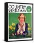 "Woman and Spring Flower," Country Gentleman Cover, April 1, 1934-null-Framed Stretched Canvas