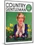 "Woman and Spring Flower," Country Gentleman Cover, April 1, 1934-null-Mounted Giclee Print