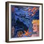 Woman and Starfish, 1989-Peter Wilson-Framed Giclee Print