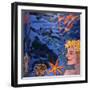 Woman and Starfish, 1989-Peter Wilson-Framed Giclee Print