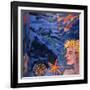 Woman and Starfish, 1989-Peter Wilson-Framed Giclee Print