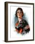 "Woman and Wolfhound,"October 17, 1925-William Haskell Coffin-Framed Premium Giclee Print