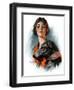 "Woman and Wolfhound,"October 17, 1925-William Haskell Coffin-Framed Giclee Print