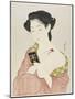 Woman Applying Makeup, 1918-Goyo Hashiguchi-Mounted Giclee Print