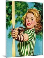 "Woman Archer," July 22, 1944-Alex Ross-Mounted Giclee Print