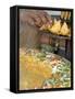 Woman Arranging Freshly Cooked Samosas, Market, Darjeeling, West Bengal, India-Jane Sweeney-Framed Stretched Canvas