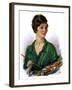 "Woman Artist and Her Palette,"April 28, 1928-William Haskell Coffin-Framed Giclee Print