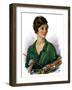 "Woman Artist and Her Palette,"April 28, 1928-William Haskell Coffin-Framed Giclee Print