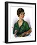 "Woman Artist and Her Palette,"April 28, 1928-William Haskell Coffin-Framed Giclee Print