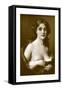 Woman as Art-null-Framed Stretched Canvas