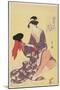 Woman as the Poet Funya No Yasuhide, 1793-1794-Chobunsai Eishi-Mounted Giclee Print