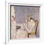 Woman at a Dressing Table-Frederick Carl Frieseke-Framed Giclee Print