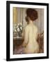 Woman at a Dressing Table-Frederick Carl Frieseke-Framed Giclee Print