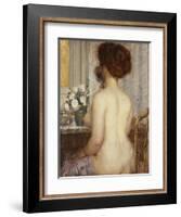 Woman at a Dressing Table-Frederick Carl Frieseke-Framed Giclee Print