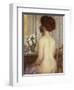 Woman at a Dressing Table-Frederick Carl Frieseke-Framed Giclee Print