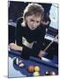 Woman at a Pool Table-null-Mounted Photographic Print