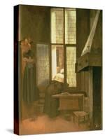 Woman at a Window, 1654-Jacobus Vrel or Frel-Stretched Canvas