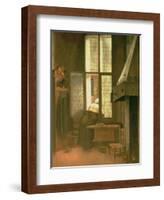 Woman at a Window, 1654-Jacobus Vrel or Frel-Framed Giclee Print