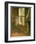 Woman at a Window, 1654-Jacobus Vrel or Frel-Framed Giclee Print