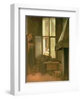 Woman at a Window, 1654-Jacobus Vrel or Frel-Framed Giclee Print